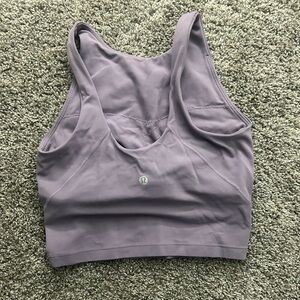 Size 2, Lululemon Athletica High Neck Tank Top
(Used, no stains, not padded)